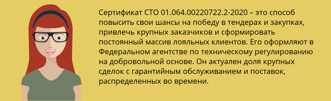 Получить сертификат СТО 01.064.00220722.2-2020 в Иркутск